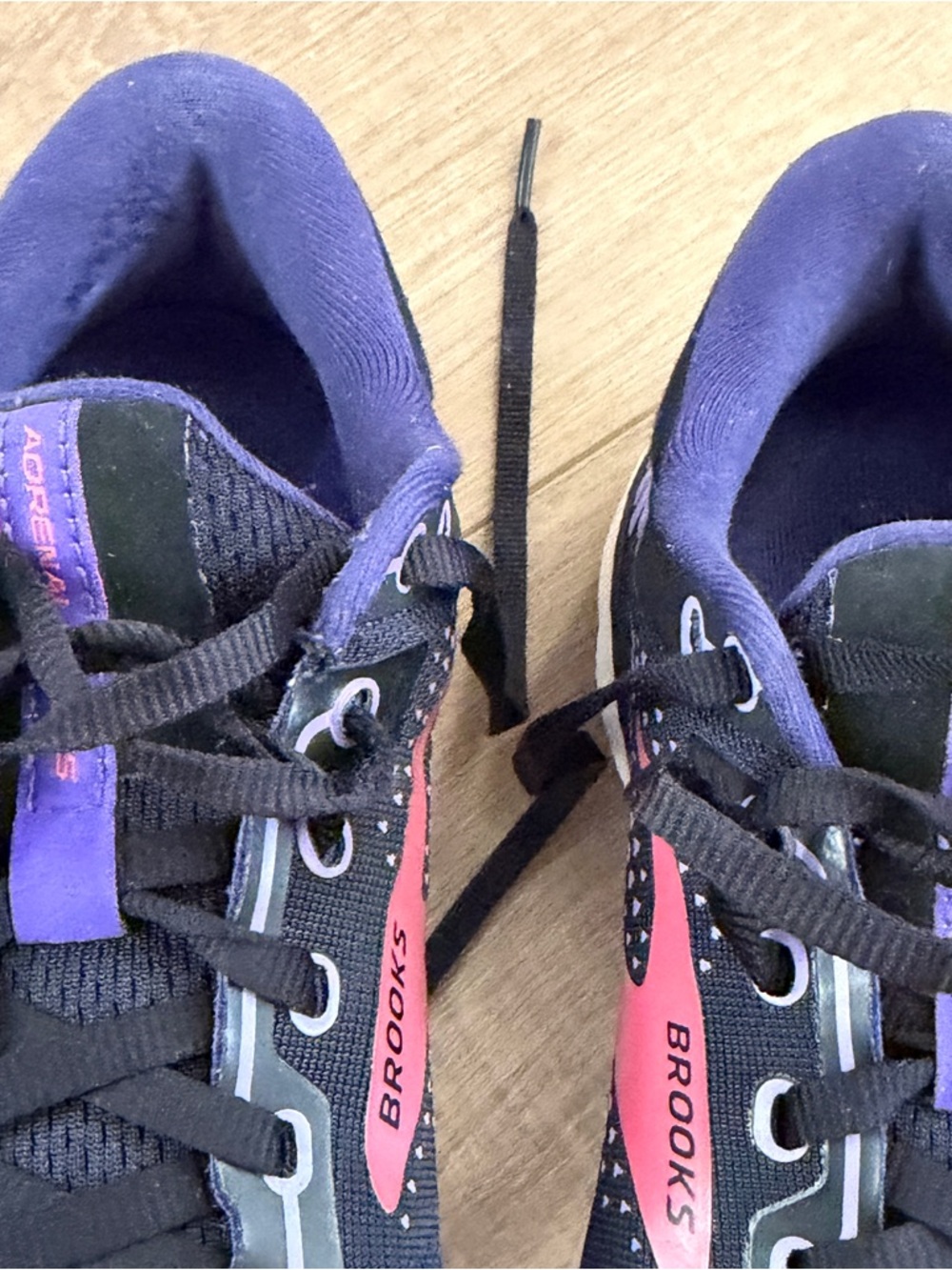 Brooks Adrenaline GTS 22 Women 9.5 Running Shoes Blue Purple Walking Gym Sneaker - Picture 11 of 14